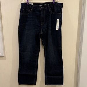 Old Navy Men's Dark Blue Loose Jeans